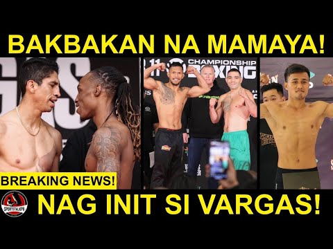 Vargas vs Foster nag INIT sa FACE OFF! | Marcial vs Villaba | Dave Apolinario LABAN mamaya