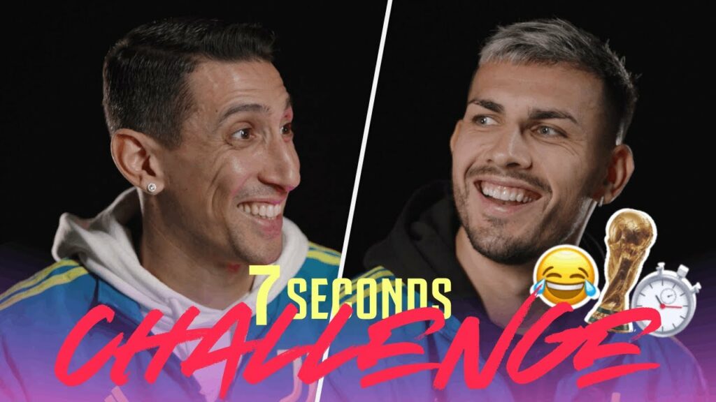 7 SECOND CHALLENGE | DI MARIA & PAREDES | WORLD CUP EDITION | JUVENTUS