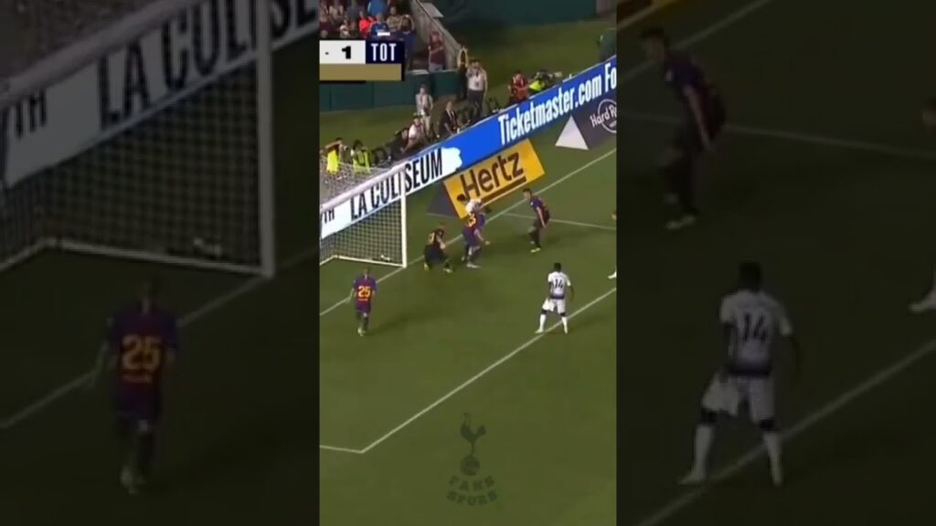 Goals Georges-Kevin N'Kouddou🤘🤘 || Tottenham vs Barcelona - Champions Cup #Shorts #Tottenham #Spurs