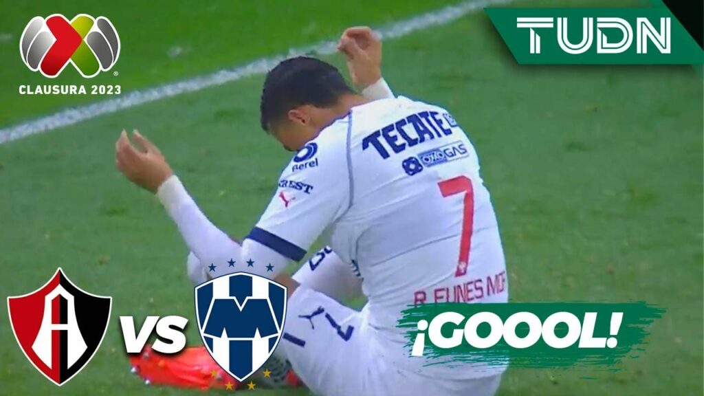 ¡AHORA SÍ! Funes Mori abre el marcador | Atlas 0-1 Rayados | Liga Mx - CL2023 J6 | TUDN