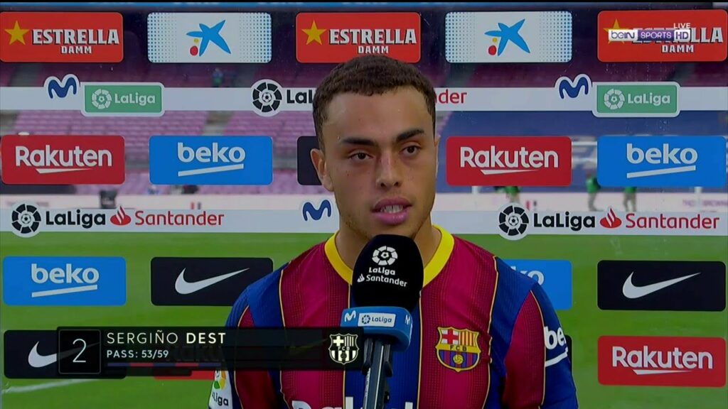 Sergiño Dest - "It's just too bad that we lost, it was my first Clásico"