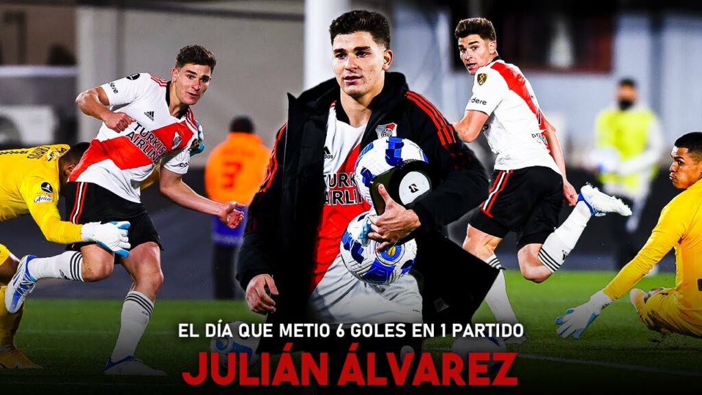El DÍA que JULIÁN ÁLVAREZ METIO 6 GOLES en un PARTIDO 🤯🤟