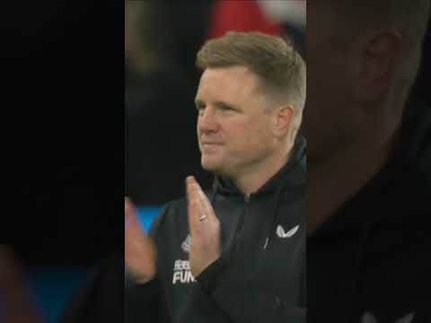 Eddie Howe leaves Vitality Stadium to a standing ovation!