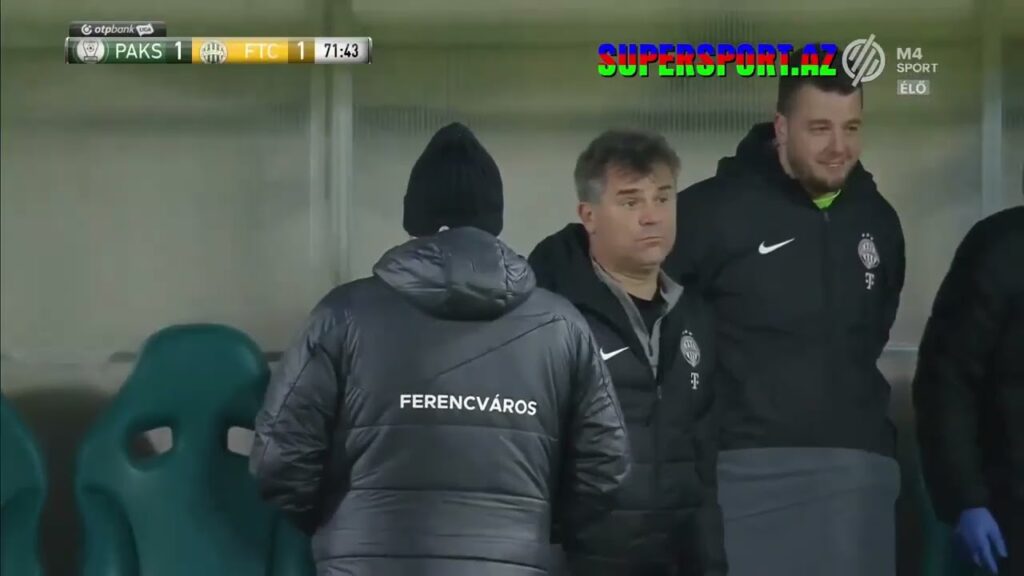 Kwabena Owusu gólja a Paksi FC - Ferencvárosi TC mérkőzésen