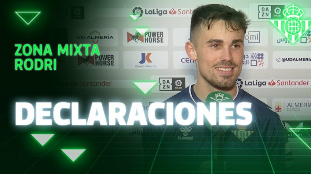 Rodri: "Estoy muy contento por haber ayudado a la victoria" 😃⚽