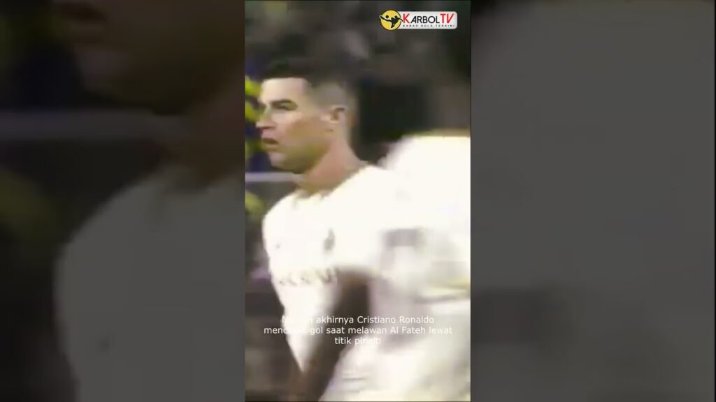 Cristiano Ronaldo Akhirnya Cetak Gol Pertama dan Hindarkan Al Nassr dari Kekalahan #shorts