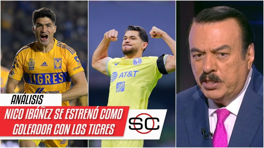 LIGA MX Triunfo del América con gol de Henry Martín. Tigres, sin Diego Cocca, goleó | SportsCenter
