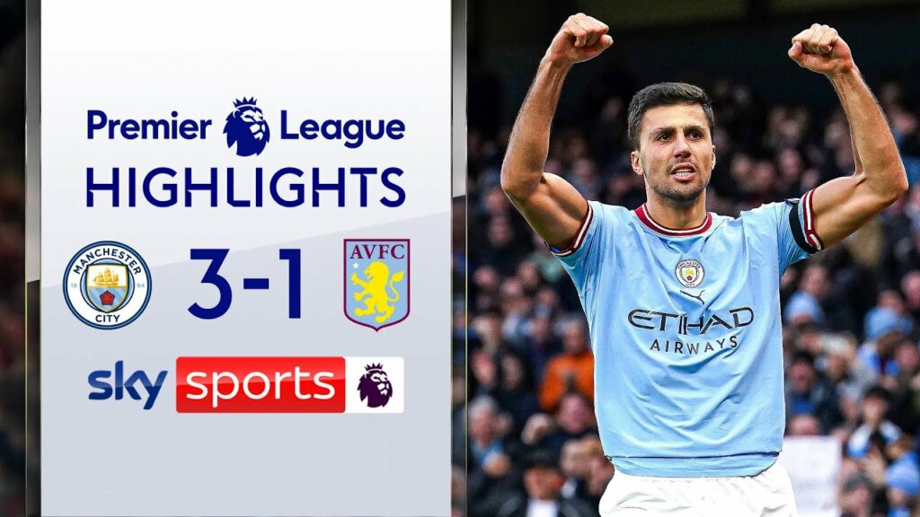 City move within THREE points of Arsenal 👀 | Manchester City 3-1 Aston Villa | PL Highlights