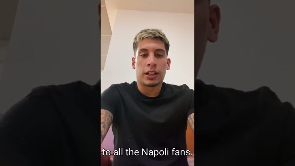 Mathias Olivera: videomessaggio ai tifosi del Napoli! 👋🏻