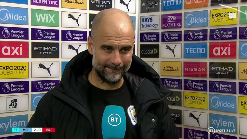 "John Stones... without him it would not be possible!" Pep praises his defence and Mahrez after win