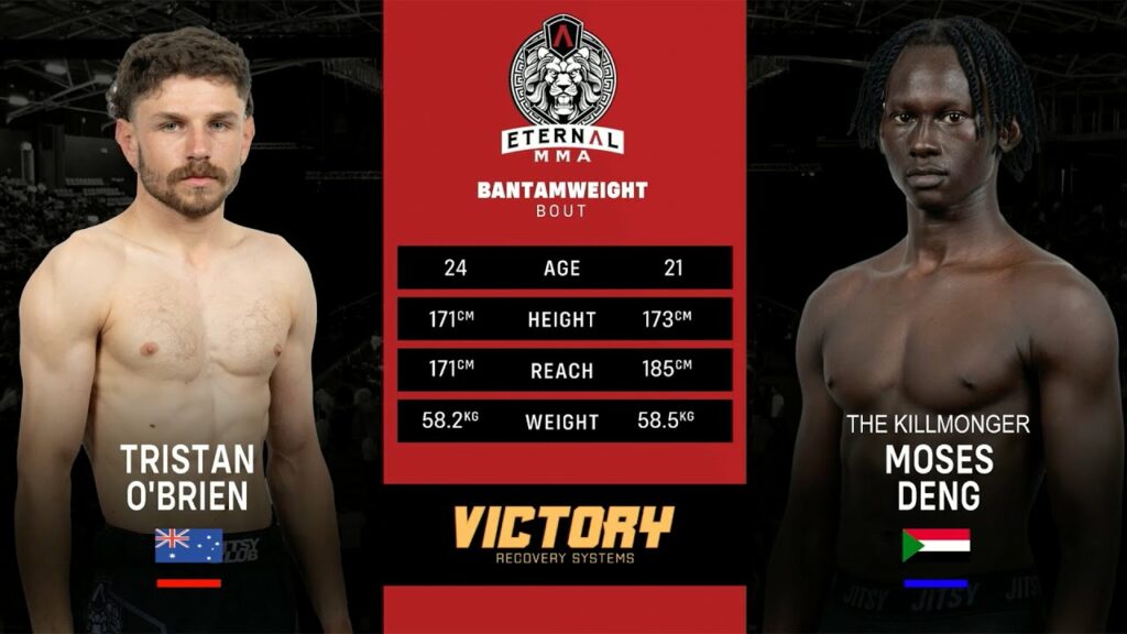 ETERNAL 71 - TRISTAN O'BRIEN VS  MOSES DENG - MMA FIGHT VIDEO