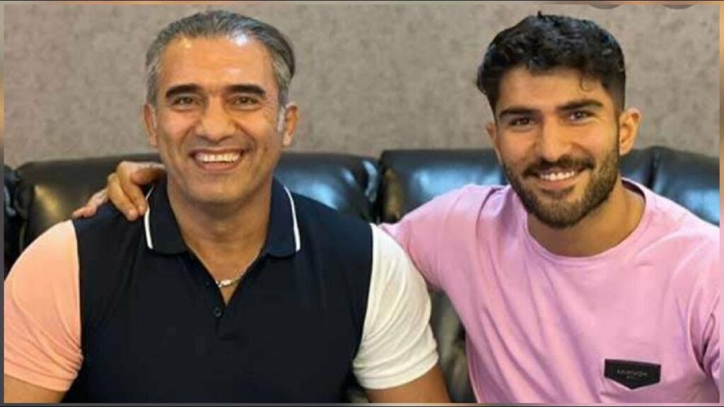 جشن دونفره احمدرضا و امیر عابدزاده پس از صعود تیم ملی