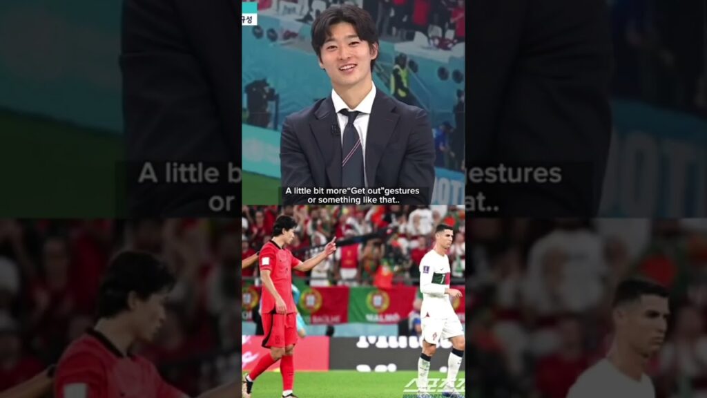 Cho Gue Sung explaining the VIRAL conflict with Ronaldo #shorts