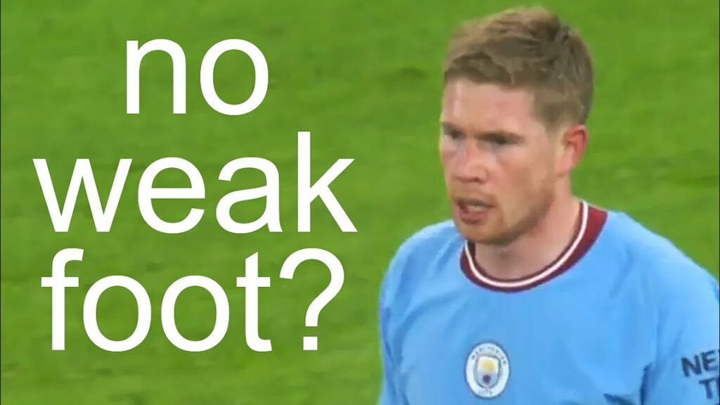 De Bruyne's weak foot is not weak...