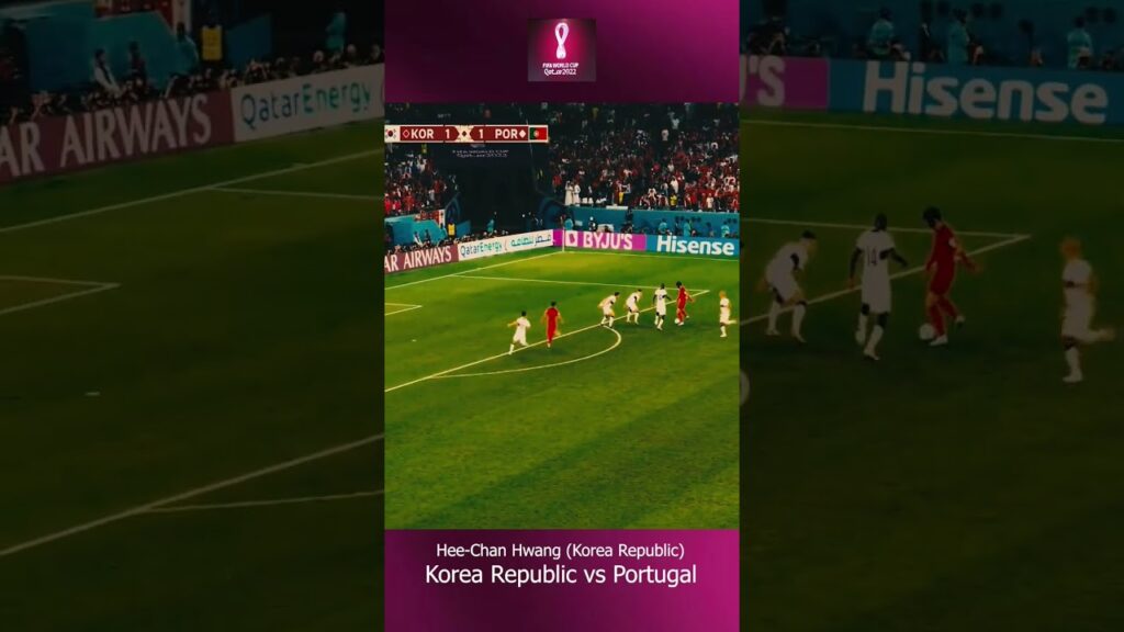 Late Dramatic Goal Part 3😎 Hee-Chan Hwang 😎Korea Republic vs Portugal #worldcup #short