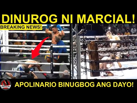Marcial pinaBAGSAK agad kalaban sa Round 1! 2nd RD TKO! | Apolinario PANALO RD 2 TKO!
