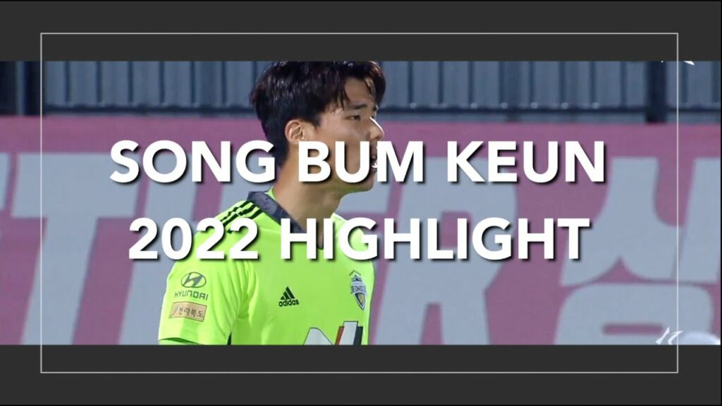 굿바이 송붐! 일본으로 떠난 차기 국대 주전 골키퍼 송범근 2022시즌 하이라이트