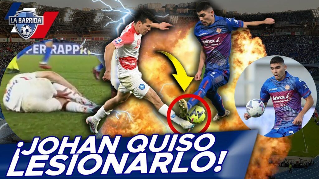 "ES UN MAM#N"!¡CHUCKY LOZANO AMEDRENTÓ JOHAN VÁSQUEZ Y SU TREMENDA PATADA!¡NAPOLI GOLEÓ A CREMONESE!
