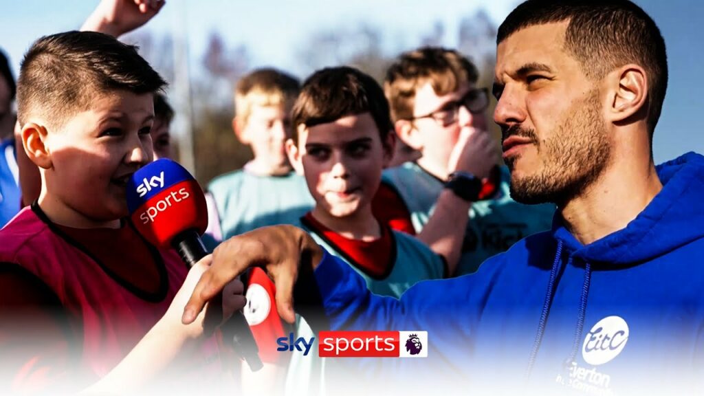 Conor Coady Q&A with young Everton fans 🔵