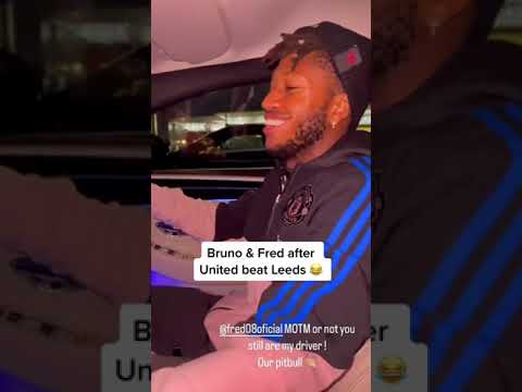 Bruno Fernandes and Fred are hilarious 😆 🤣 (via brunofernandes8/Instagram) #shorts