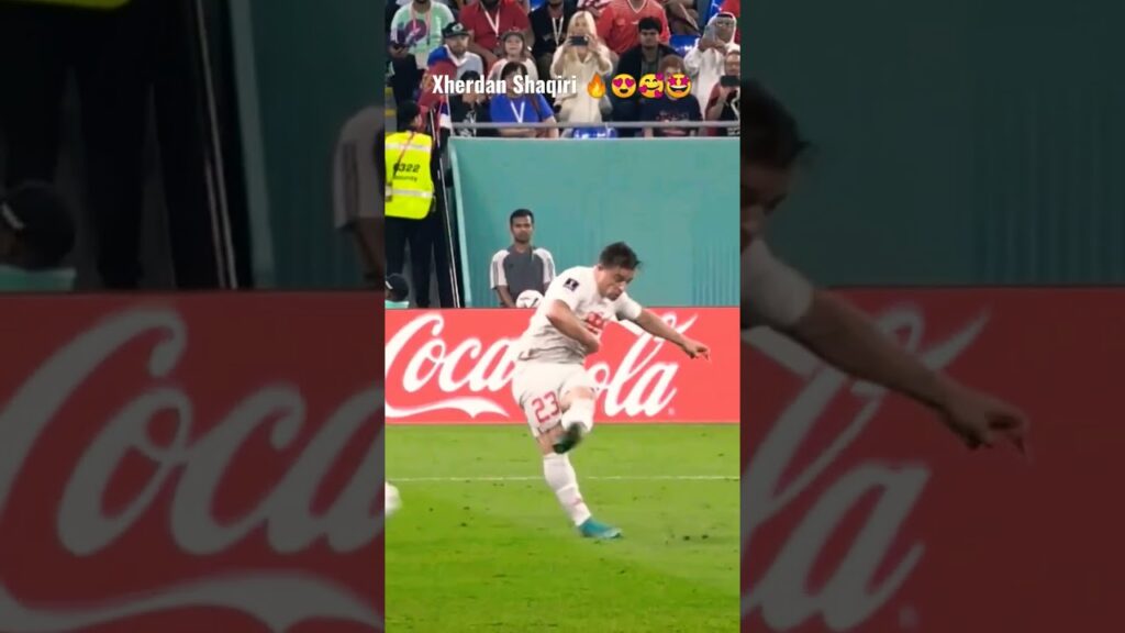 Xherdan Shaqiri's goal in Fifa world cup qatar 2022 🔥😍 #shorts #football #fifaworldcup2022 #shaqiri