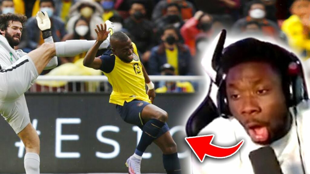 Davies reacts to this BRUTAL Alisson Head Kick😨