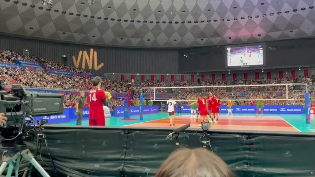 Captain Ishikawa's Ace and Pipe Attack | Yuki Ishikawa AUS vs JPN #vnl2022