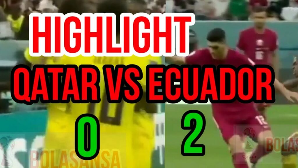 qatar vs ekuador 0-2.piala dunia 2022