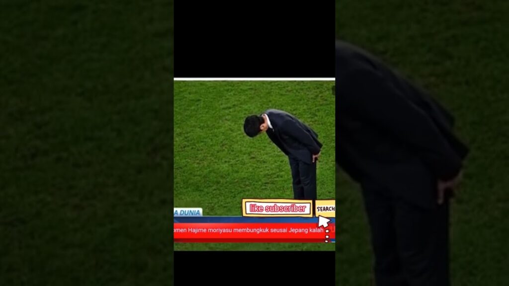 MOMEN!! HAJIME MORIYASU,MEMBUNGKUK SETELAH JEPANG KALAH