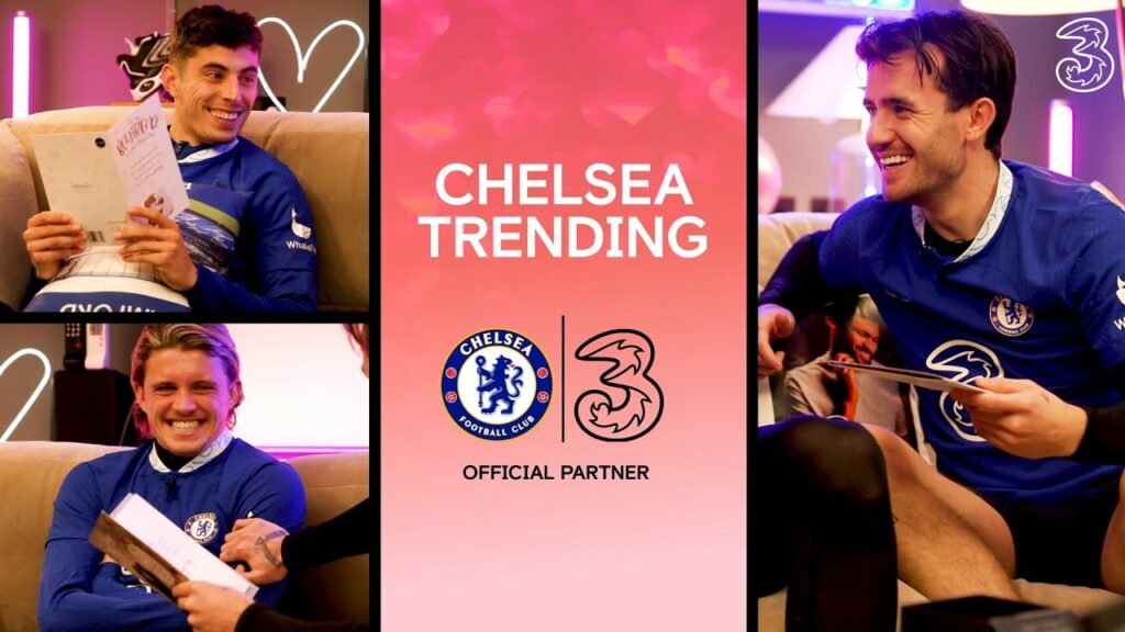 CHILWELL, HAVERTZ and GALLAGHER get cosy on VALENTINE'S DAY ❤️