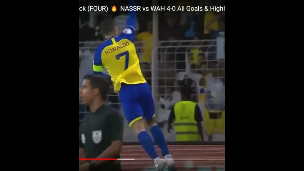 CR7 Ronaldo borong 3 + 1 Gol ke Gawang AL Weda || Liga Arab 2023