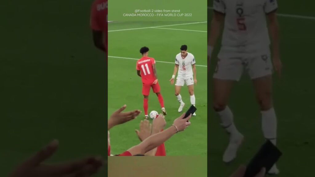 TAJON BUCHANAN useless sprint in Canada-Morocco #qatar2022 #shorts #football