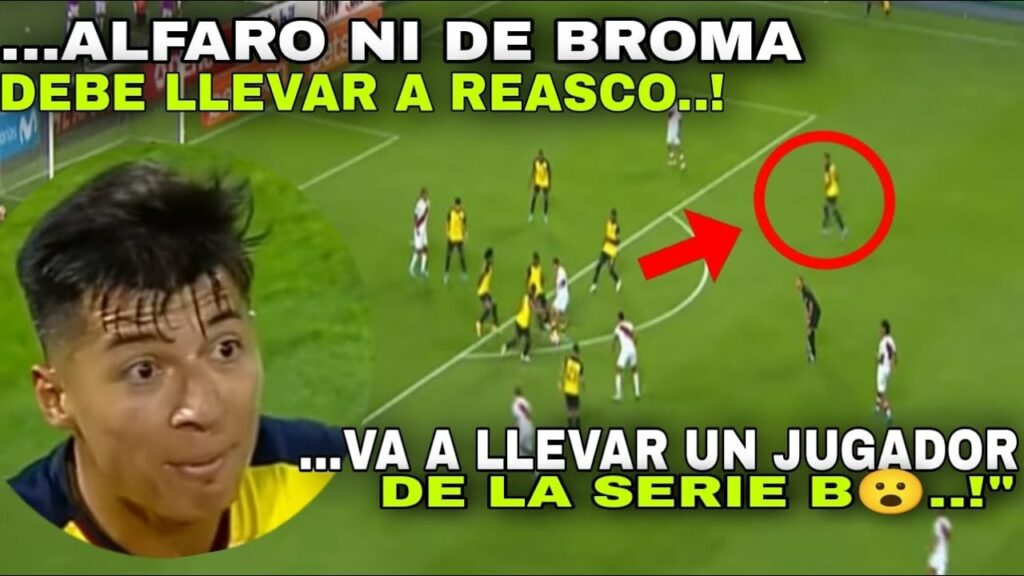 PRENSA PREOCUPADA ALFARO LLEVARA 4 DELANTEROS Y AHORA QUIENES SERAN, REASCO NO SE MERECE ESTAR AHI