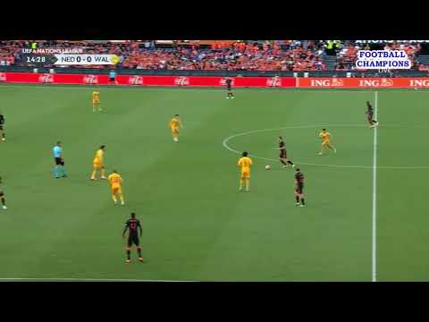 Vincent Janssen verfehlte die Ballgelegenheit, Niederlande-Wales, UEFA Nations League 2022