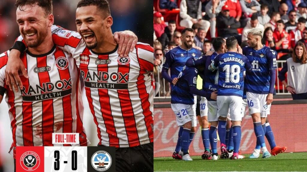 Sheffield United d'Iliman Ndiaye bat Swansea, Youssouf Sabaly et le Betis battent Alméria.