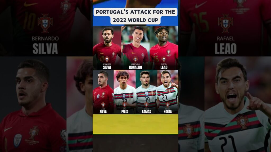 Portugal's attack for the 2022 World Cup
