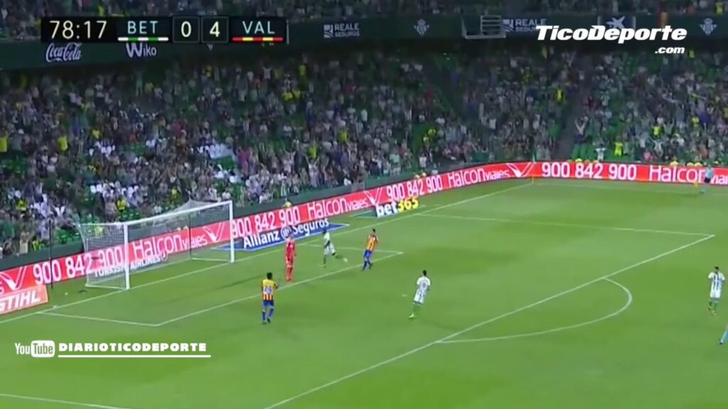 Así marcó Joel Campbell su primer gol en su vuelta el Betis