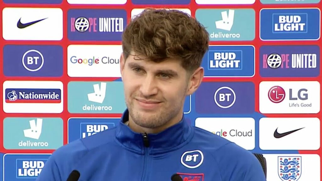 John Stones - Italy v England - Pre-Match Press Conference - Euro 2020 Final - 1/2
