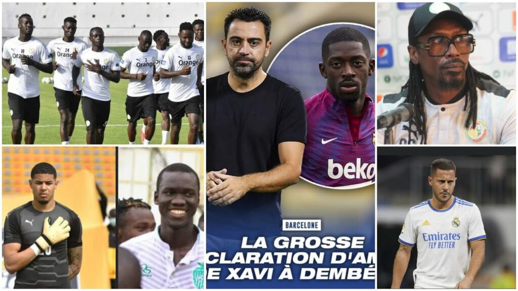 Togo vs Sénégal, Cheikhou Kouyaté, Seny Dieng, Aliou Badara Faty, Xavi Hernandez, Ousmane Dembelé,