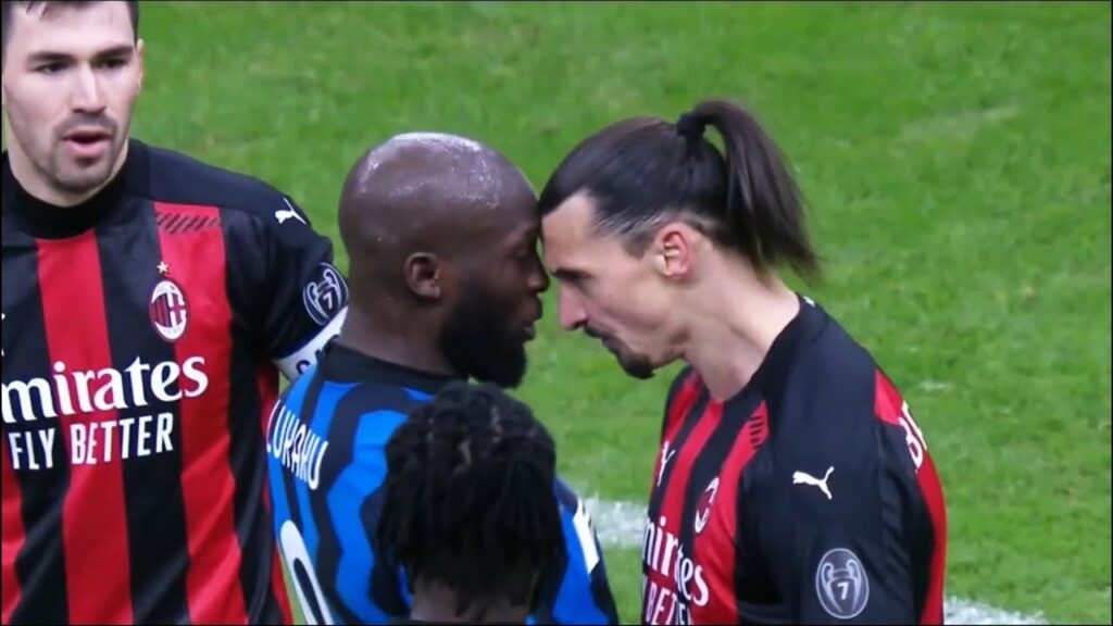 FIGHT Zlatan VS Lukaku And Furious Moments in Football