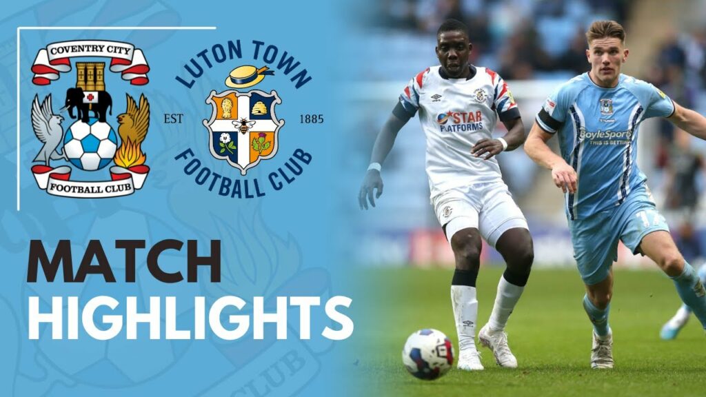 Coventry City 1-1 Luton Town