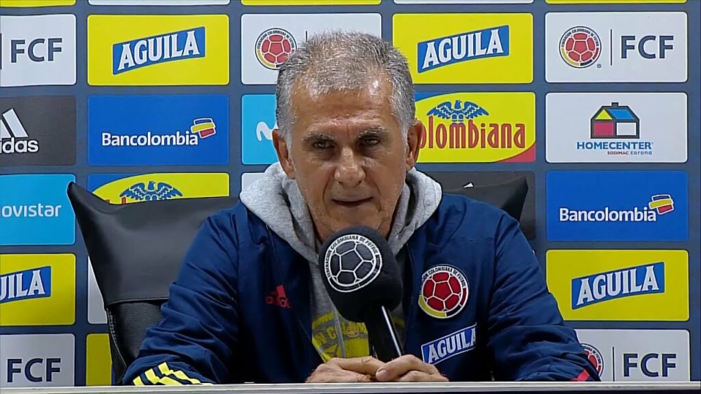 Rueda de prensa Carlos Queiroz, DT de Colombia