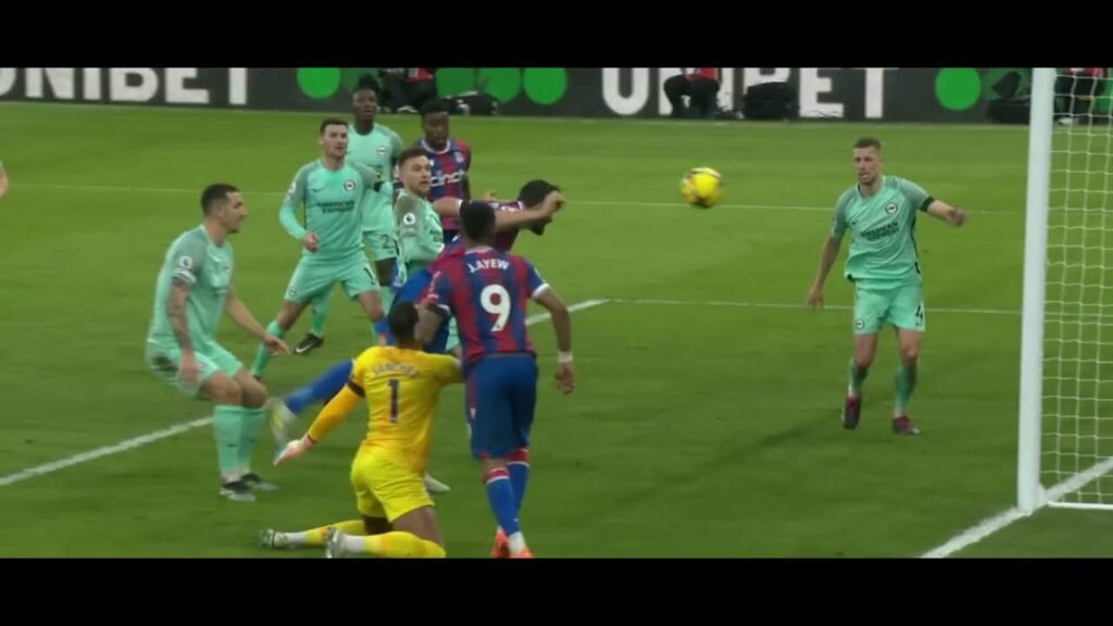 BRIGHTON deja escapar dos puntos  contra el CRYSTAL PALACE. ASISTENCIA y GOL ANULADO DE ESTUPIÑÁN