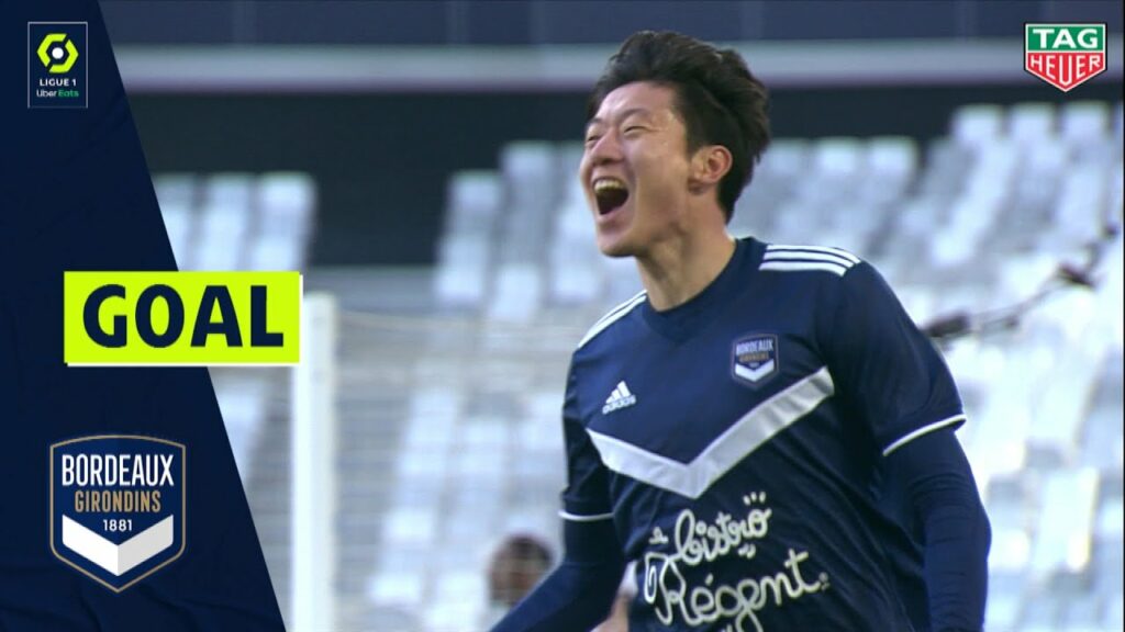 Goal Ui Jo HWANG (11' - FC GIRONDINS DE BORDEAUX) FC GIRONDINS DE BORDEAUX - ANGERS SCO (2-1) 20/21
