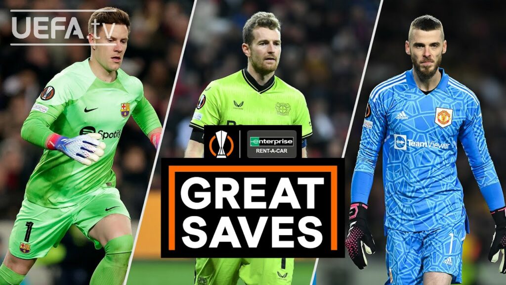 TER STEGEN, HRADECKY, DE GEA | #UEL GREAT SAVES: PLAY-OFFS FIRST LEG