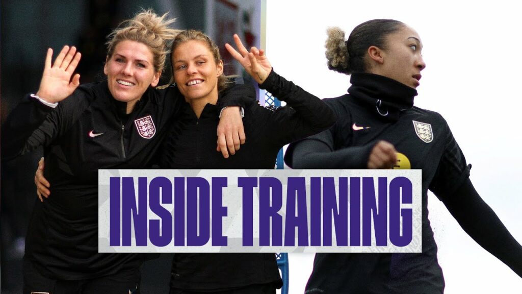 Double Goal Line Clearance, James Scores Team Goal & Ellen White Visits Camp 👶 | Inside Training