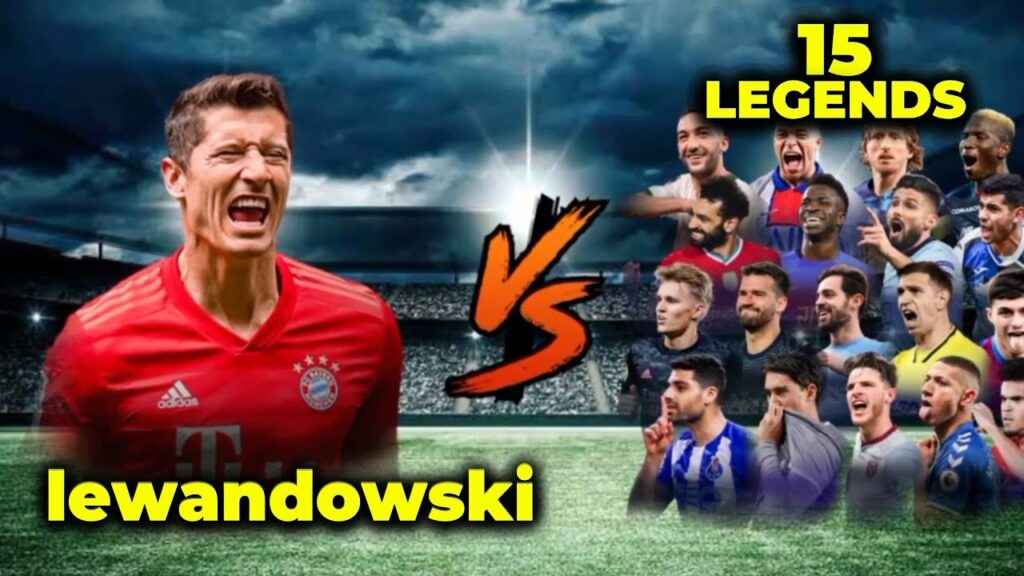 Lewandowski VS 15 legends 💥 ULTRA BOSS Final 💪🔥