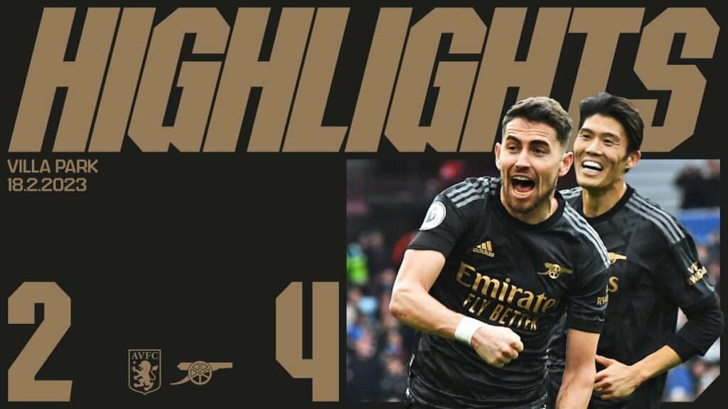 HIGHLIGHTS | Aston Villa vs Arsenal (2-4) | Premier league