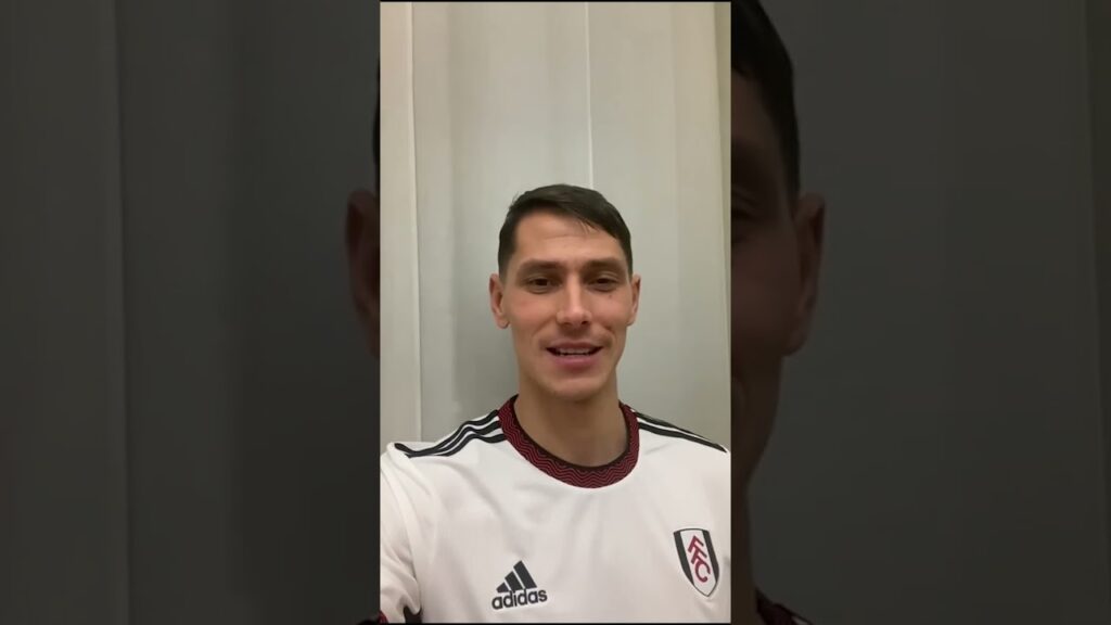 SAŠA LUKIĆ'S MESSAGE TO FULHAM FANS! 🇷🇸 #shorts #LuksIn