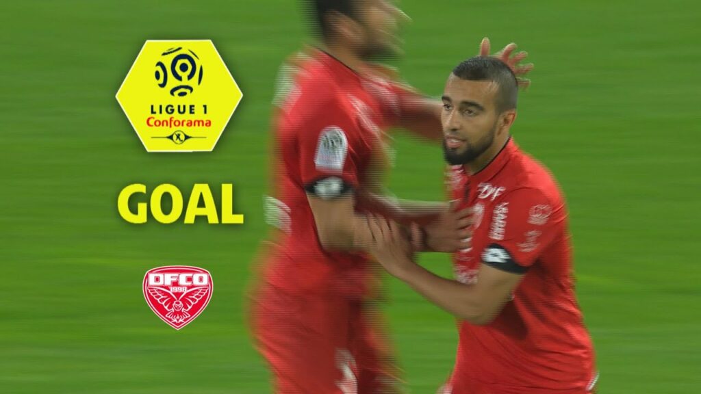 Goal Naim SLITI (55') / Dijon FCO - Olympique Lyonnais (2-5) (DFCO-OL) / 2017-18